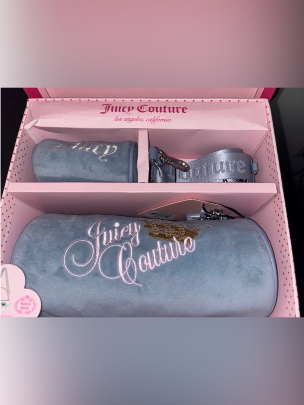 Juicy Couture Heritage Barrel Bag Set NIB